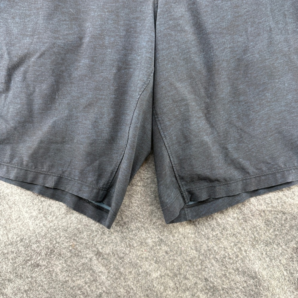 Lululemon Pace Breaker Short *9" Size Large Heathered Slate Grey Lined Blue - Picture 7 of 16
